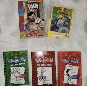 5 book lot